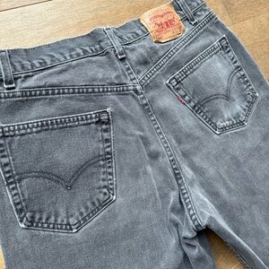 Vintage Levi’s 550 Faded Black Denim 36x30